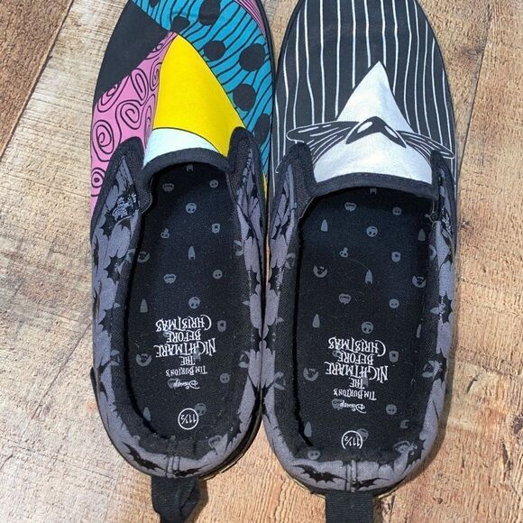 Disney Tim Burton's Nightmare Before Christmas Fun Mens Canvas Shoes 11.5 - Picture 3 of 12